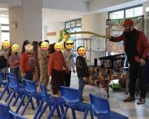 Show de magia e jogos tradicionais